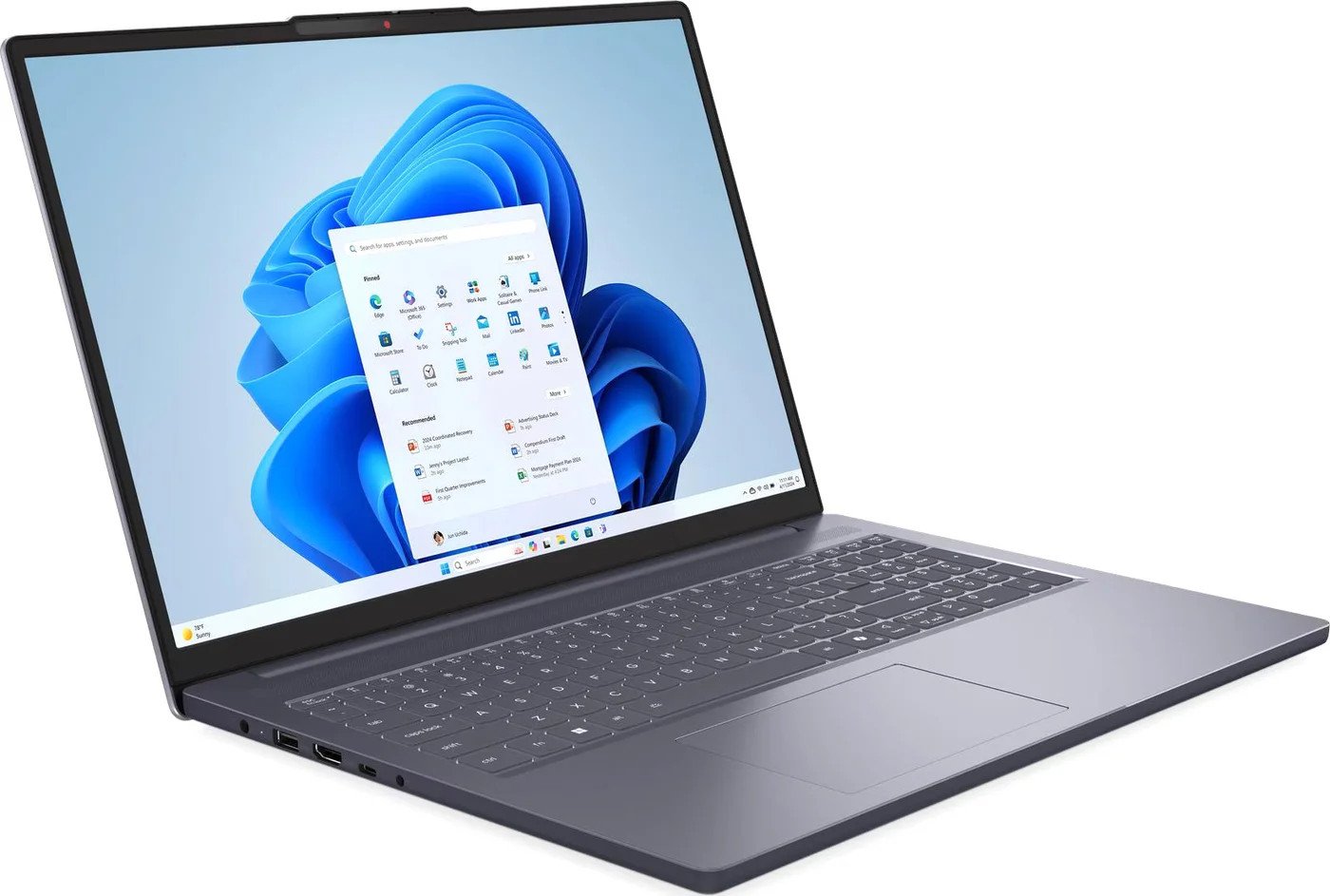 Ноутбук Lenovo IdeaPad Slim 3 16ARP10 (83K8006XPB) Luna Grey