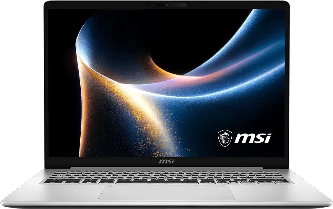 Ноутбук MSI Modern 14S AI+ G3MG-010XRU (9S7-14U212-010) Intel Core Ultra 7 355/16Gb (1*16 D5)/SSD512Gb/UMA/14"/OLED/WUXGA/1920x1200/60Hz/NoOS/Silver