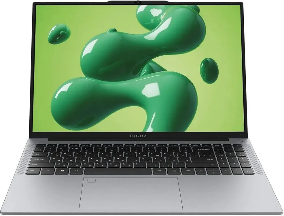 Ноутбук Digma Chronos DN16P5-ADXW02-Win11P Core 5 210H 16Gb SSD512Gb Intel Graphics 16" IPS WUXGA (1920x1200) silver WiFi BT Cam 6500mAh