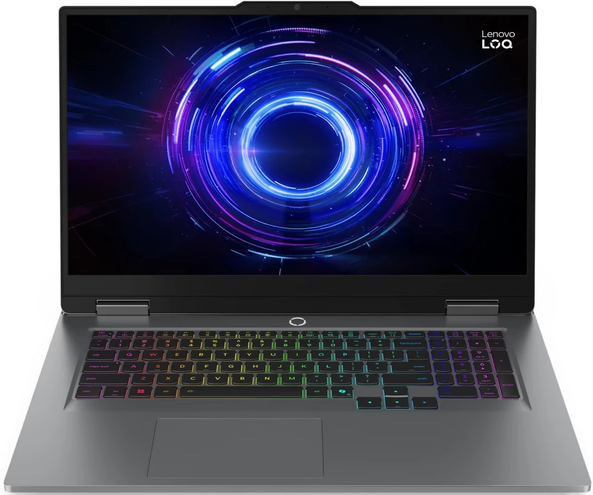 Ноутбук Lenovo LOQ 17IRX10 (83JH003NRK) Core i7 14700HX 32Gb SSD1Tb NVIDIA GeForce RTX 5070 8Gb 17.3" IPS FHD (1920x1080) без ОС grey WiFi BT Cam