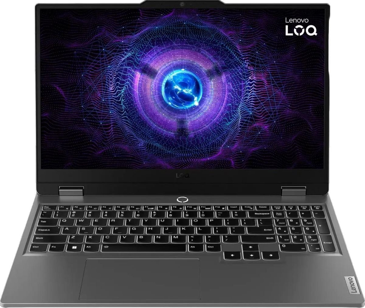 Ноутбук Lenovo LOQ 15IRX9 (83DV0073PS) Core i5 13450HX 16Gb SSD512Gb NVIDIA GeForce RTX 3050 6Gb 15.6" IPS FHD (1920x1080) без ОС grey WiFi BT Cam