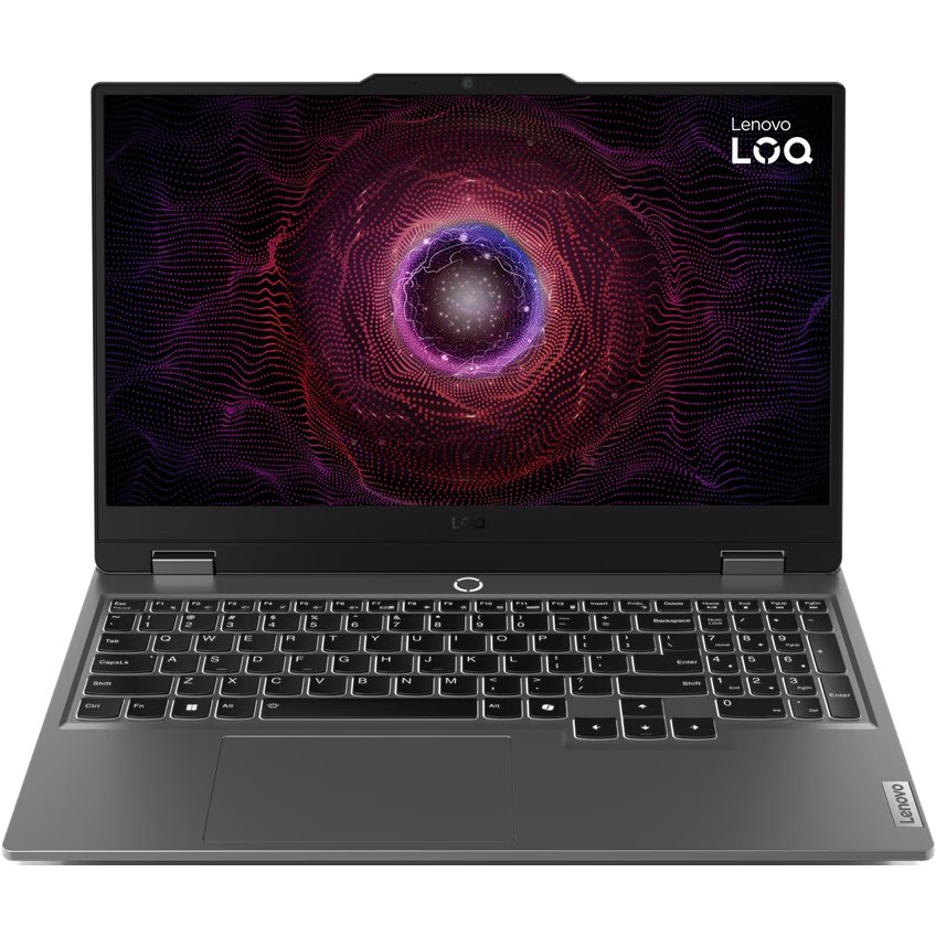 Ноутбук Lenovo LOQ 15ARP9 (83JC0057PS) Ryzen 5 7235HS 16Gb SSD512Gb NVIDIA GeForce RTX 3050 6Gb 15.6" IPS FHD (1920x1080) без ОС grey WiFi BT Cam