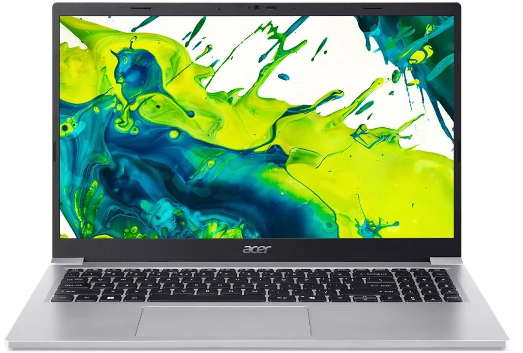 Ноутбук Acer Aspire Lite 15 AL15-36P-37A4 (NX.DGJCD.003-Win11Pro) Core 3 N350 8Gb SSD 256Gb Intel Graphics 15,6 FHD IPS Cam 45Вт*ч Серебристый