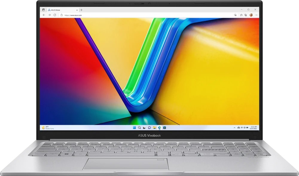 Ноутбук ASUS VivoBook 15 X1504VA-BQ5688 (90NB13Y2-M03FD0-Win11Pro) Core 5 120U 8Gb SSD 256Gb Intel Graphics 15,6 FHD IPS 42Вт*ч Серебристый