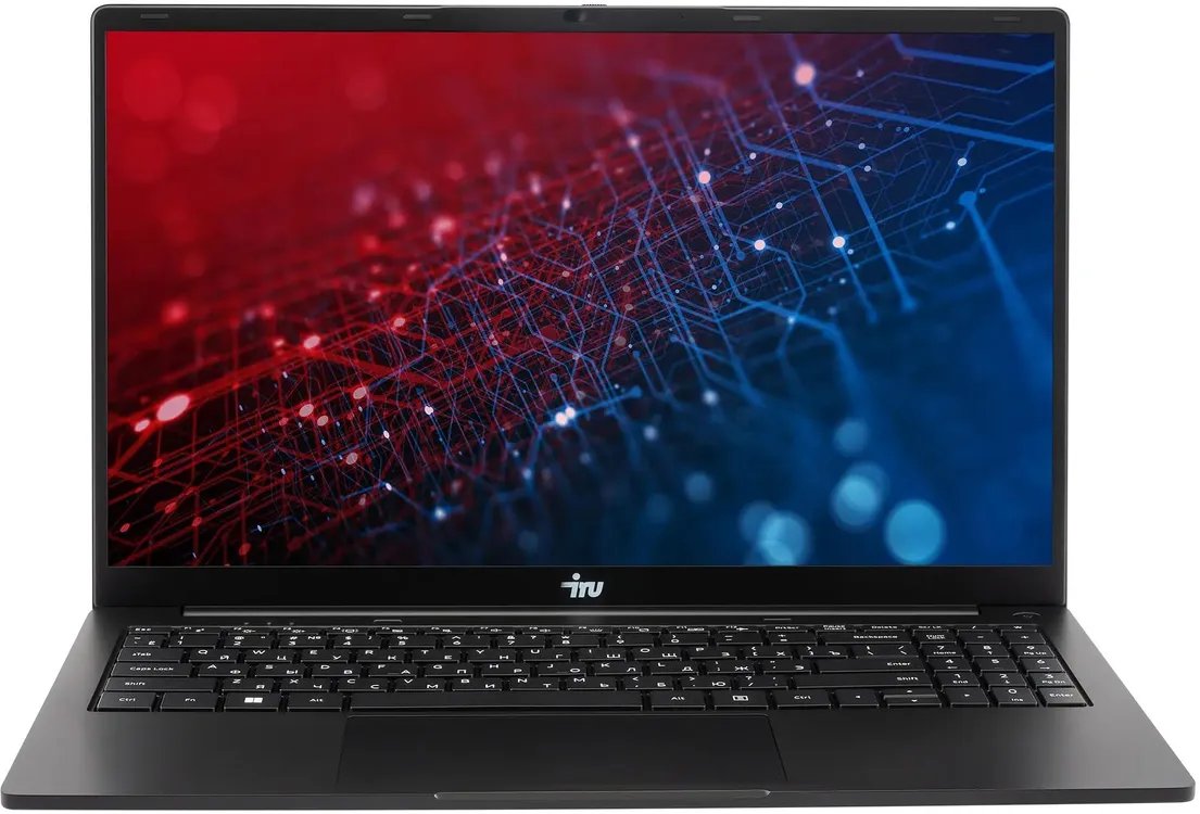 Ноутбук IRU Strato 15ALID4-2168041-Win11Pro Core i5 13500H 8Gb SSD256Gb Intel UHD Graphics 15.6" IPS FHD (1920x1080) black WiFi BT Cam 6000mAh