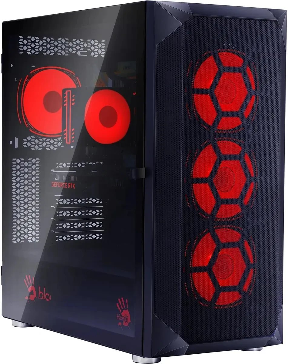 ПК Bloody BD-PC CZ79C3 (2086028) MT i7 14700F (2.1) 64Gb SSD1Tb RTX5080 16Gb Windows 11 Home 64 GbitEth 850W черный