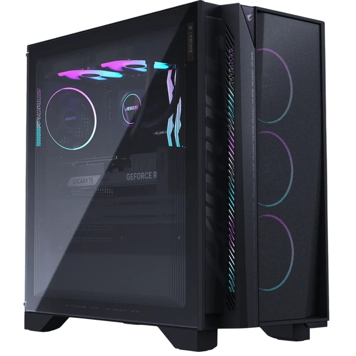ПК Gigabyte Aorus Prime 5 AP551 (AP5A7N7T-5105) AMD Ryzen 7 9800X3D/32Gb/SSD2Tb/RTX5070 Ti 16Gb/PSU 850W (Gold)/NoOS/Black