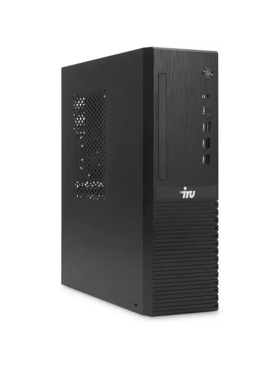 ПК IRU 310SC (2152527) SFF PG G7400 (3.7) 8Gb SSD256Gb UHDG 710 Windows 11 Pro GbitEth 200W черный