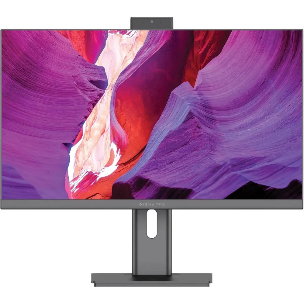 Моноблок Digma Pro Unity (DM23P3-8CXW02) 23.8" Full HD i3 1215U (1.2) 8Gb SSD256Gb UHDG CR Windows 11 Pro GbitEth WiFi BT 90W клав. мышь серый/черный