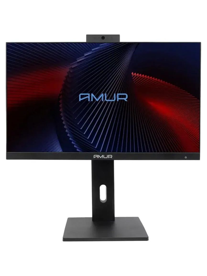Моноблок Amur Тигр H6I12 АМУЕ.466219.004 (2171379)  23.8" Full HD i3 12100 (3.3) 8Gb SSD256Gb UHDG 730 без ОС GbitEth WiFi BT 120W клавиатура мышь Cam черный 1920x1080 (RUS)