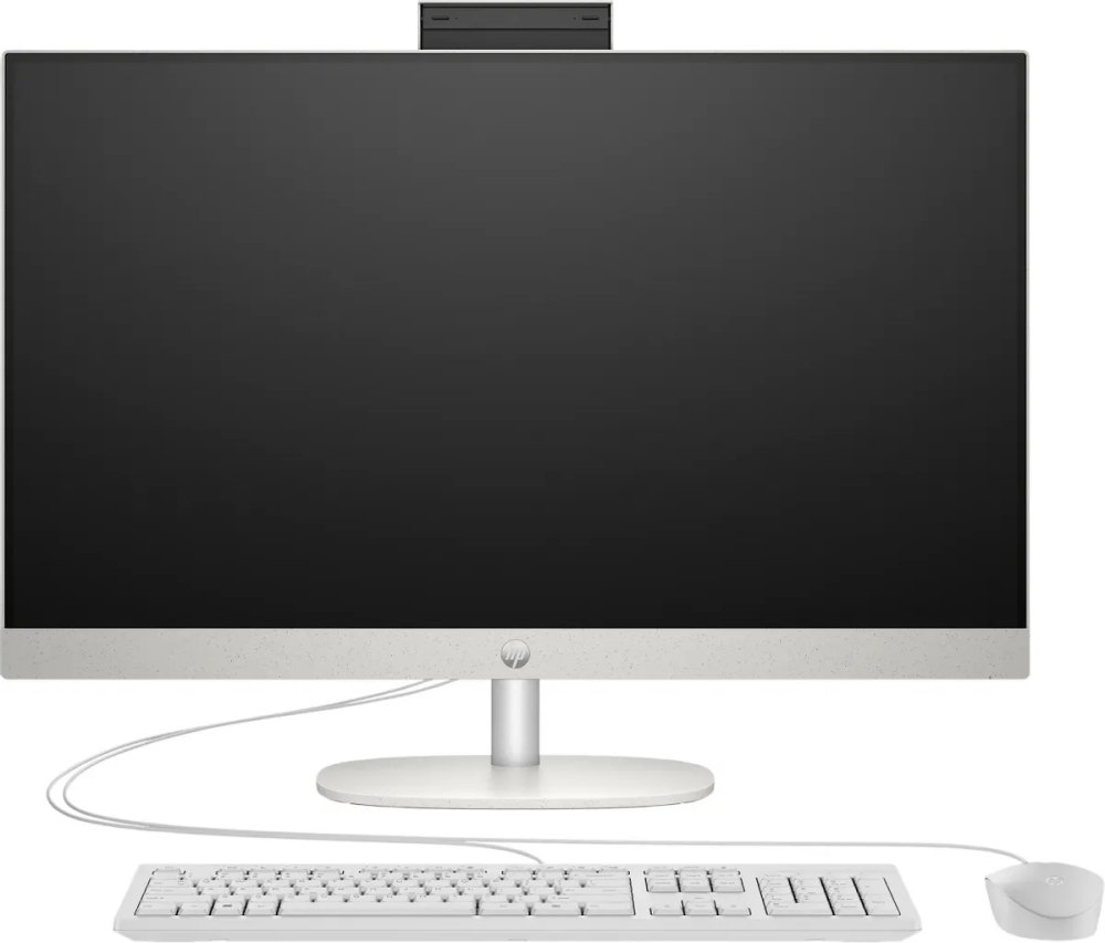 Моноблок HP 24-cr0071ci (C84FHEA) Full HD i7 1355U (1.7) 16Gb SSD1Tb Iris Xe без ОС GbitEth WiFi BT 90W клавиатура мышь Cam белый 1920x1080