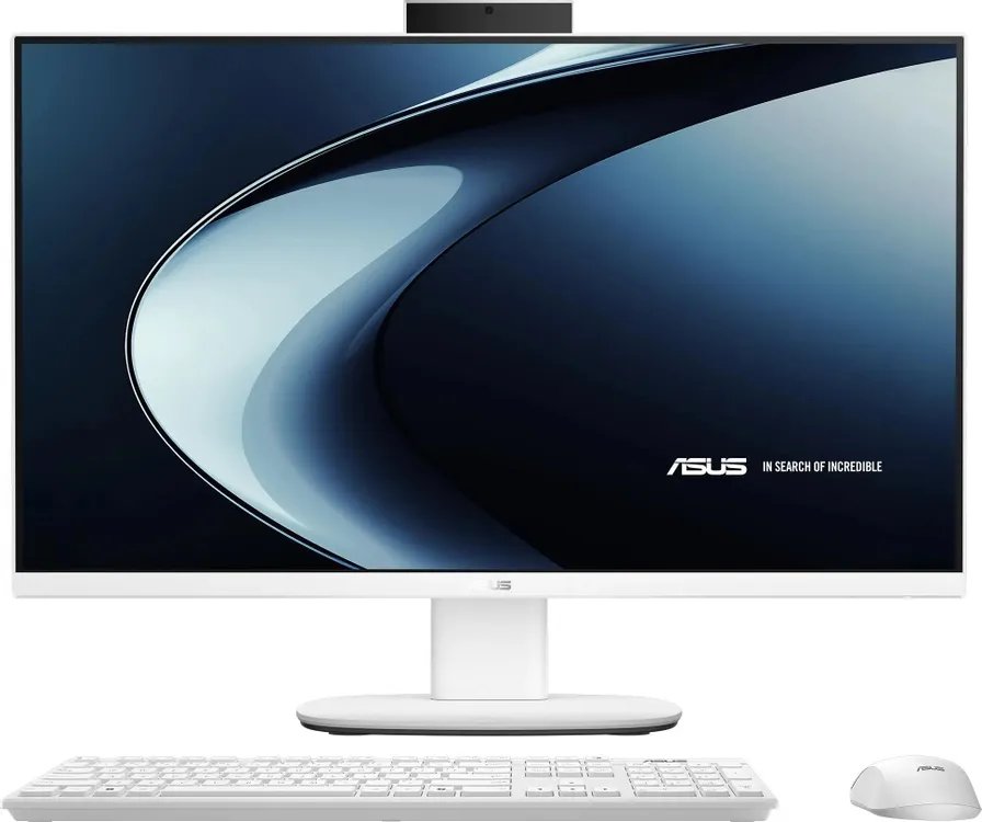 Моноблок Asus VM670KA-WPE0020 (90PT0455-M007R0) Full HD Ryzen AI 5 330(2) 16Gb SSD512Gb RGr без ОС GbitEth WiFi BT клавиатура мышь Cam белый 1920x1080