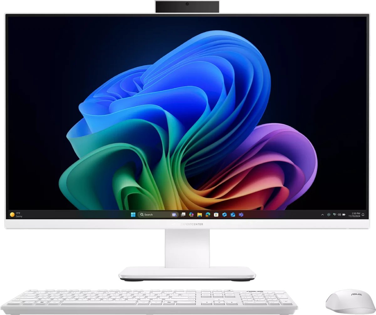 Моноблок Asus PM670KA-WPE0300 (90PT0451-M00ZV0) 27" AI 5 330 (2) 16Gb SSD512Gb RGr без ОС GbitEth WiFi BT 120W клавиатура мышь Cam белый 1920x1080