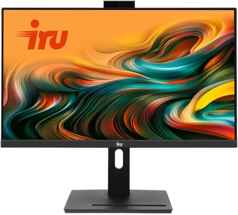Моноблок IRU Tactio 23IM-2198035 Full HD i5 13420H (2.1) 16Gb SSD512Gb UHDG CR без ОС WiFi BT 120W Cam черный (RUS)
