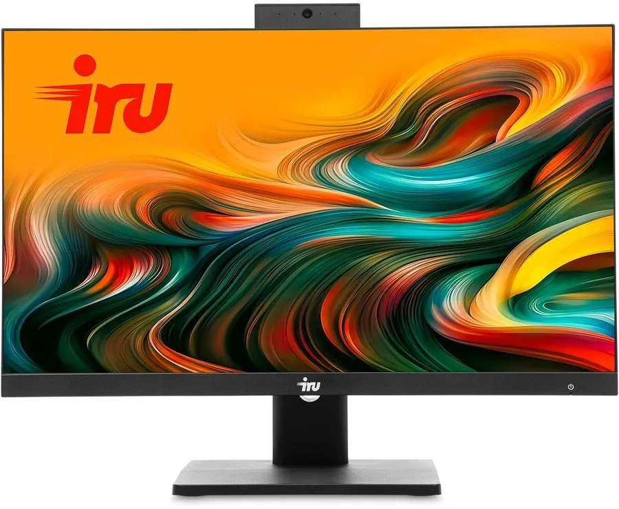 Моноблок IRU Tactio 23IP4-2207064-Win11P Full HD i3 14100 (3.5) 8Gb SSD256Gb UHDG 730 64 GbitEth WiFi BT 120W Cam черный 1920x1080 (RUS)
