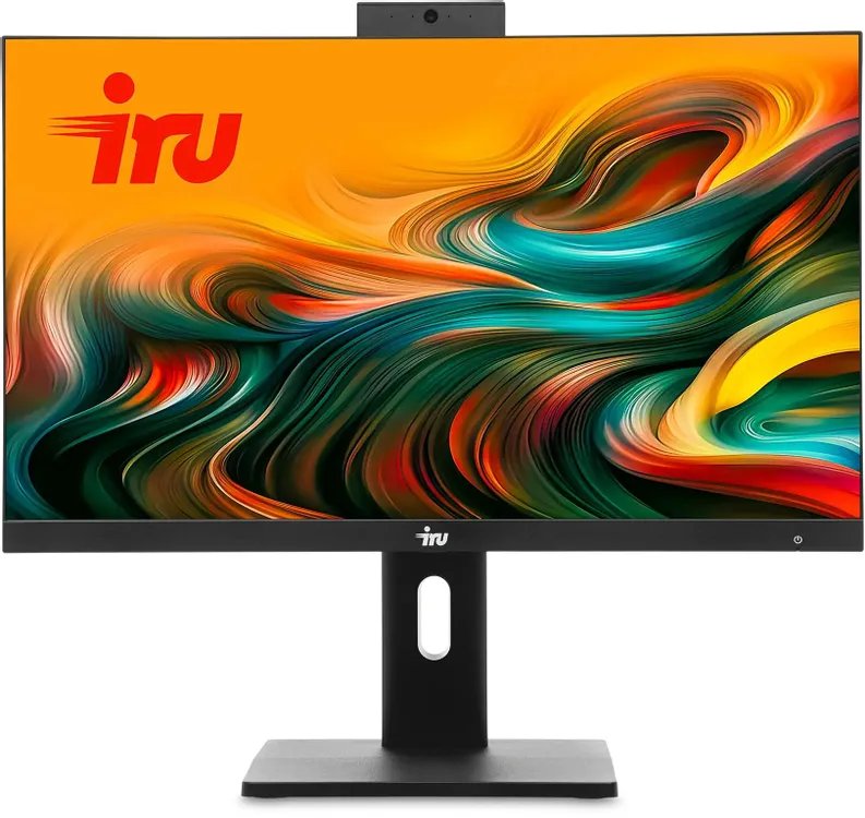 Моноблок IRU Tactio 23IP-2176000-Win11Pro 23.8" Full HD i5 12400 (2.5) 16Gb SSD512Gb UHDG 730 64 WiFi BT 120W Cam черный 1920x1080 (RUS)