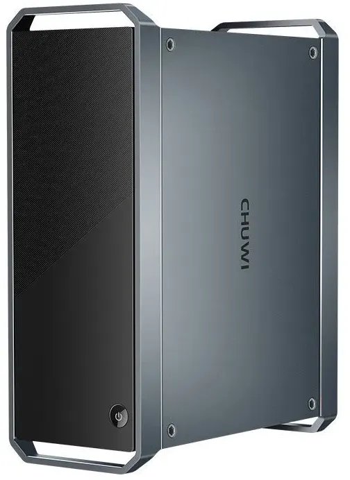 Неттоп Chuwi CoreBox (CWI601I52P) Intel Core i5 12450H(2Ghz)/16384Mb/512PCISSDGb/Int:Intel Iris Xe Graphics/BT/WiFi/war 1y/0.865kg/Grey/Win11Pro