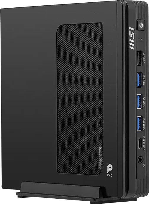 Неттоп MSI Pro DP10 A14MG-010XRU (9S6-B21011-010) i5 14400 (2.5) 16Gb SSD512Gb UHDG 730 без ОС 2x2.5GbitEth WiFi BT 120W черный