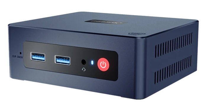 Мини ПК Beelink Mini S (BL/MINI S/N5095/8G/128G/Navy Blue) Intel Celeron N5095 Processor, 4C/4T, Intel UHD Graphics, 8GB DDR4 RAM  128GB SSD