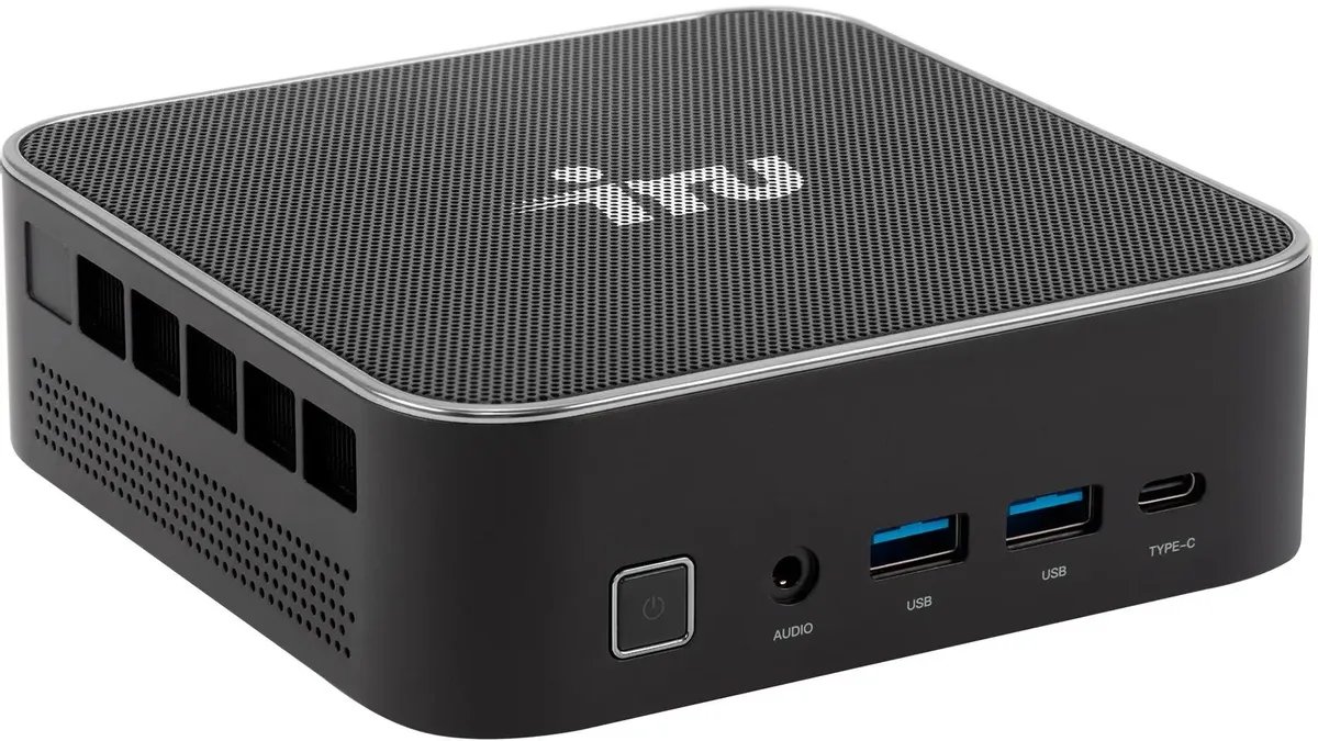 Неттоп IRU Tactio 525 (2164239) Ryzen 5 6600H (3.3) 16Gb SSD512Gb 660M Windows 11 Pro GbitEth WiFi BT 120W черный (RUS)
