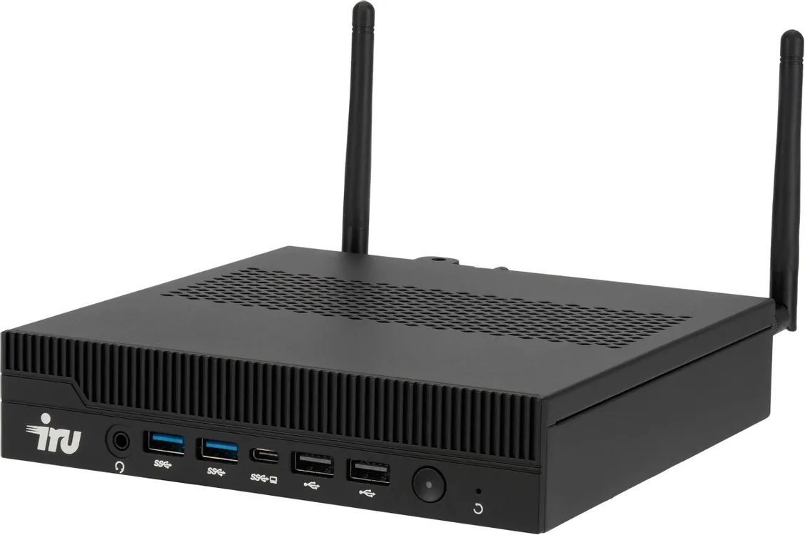 Неттоп iRU Tactio 310H6ITF (2181207) Intel Core i5 12400, DDR5 16ГБ, 512ГБ SSD, Intel UHD Graphics 730, Windows 11 Pro, черный