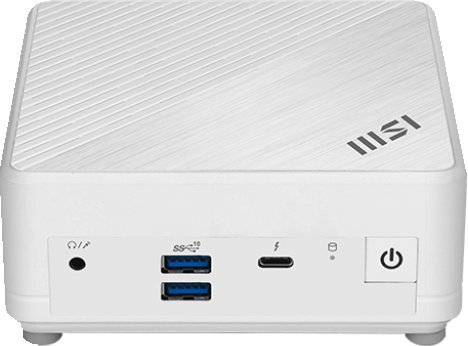 Неттоп MSI Cubi 5 1M-618XRU (9S6-B0A822-618) Core 5 120U (1.4) 16Gb SSD512Gb Graphics CR без ОС 2xGbitEth WiFi BT белый