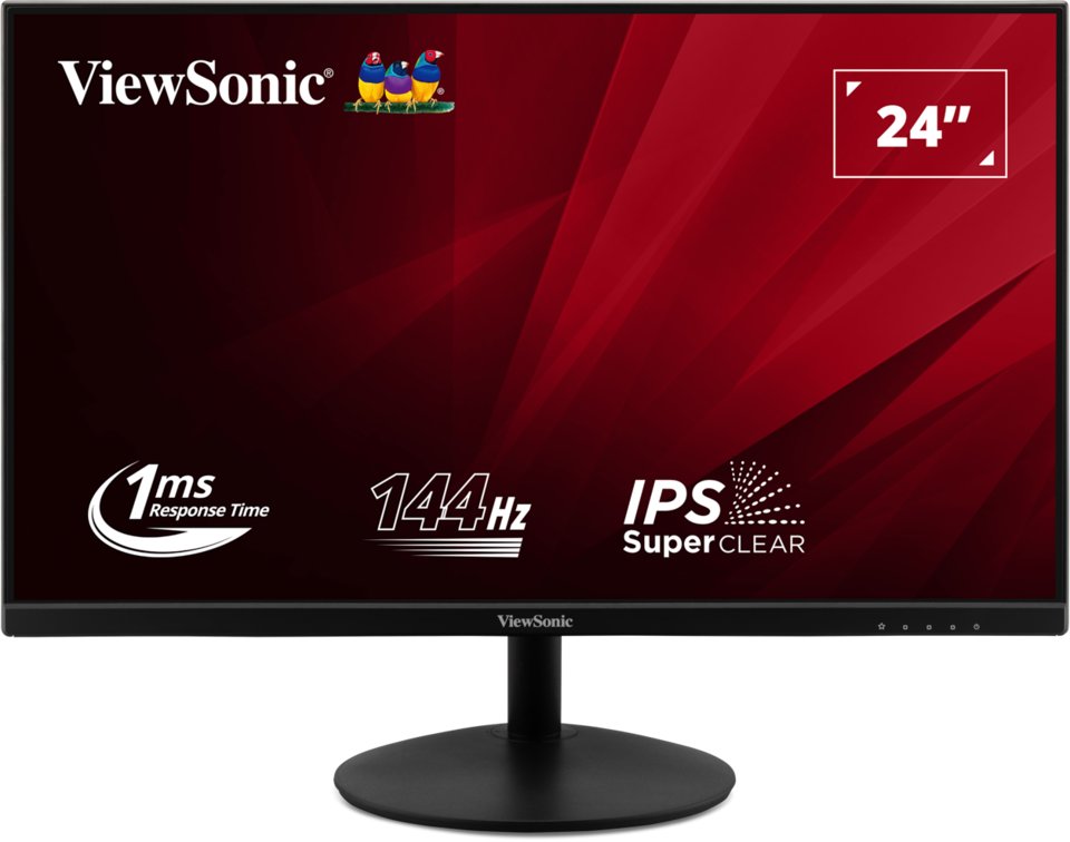 Монитор ViewSonic VA24E2-H черный