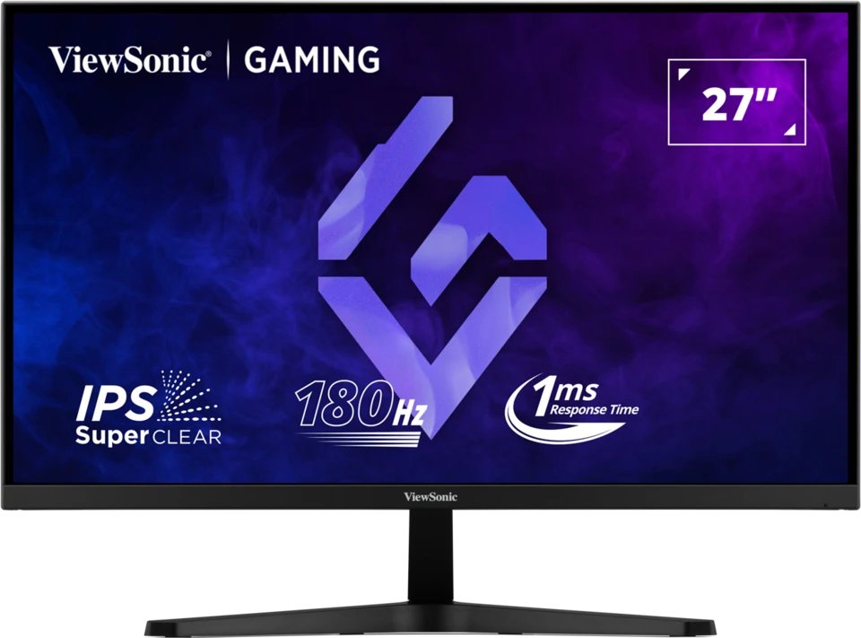 Монитор ViewSonic VX27G1-HD черный IPS LED 16:9 HDMI матовая 300cd 178гр/178гр 1920x1080 180Hz DP FHD 3.5кг