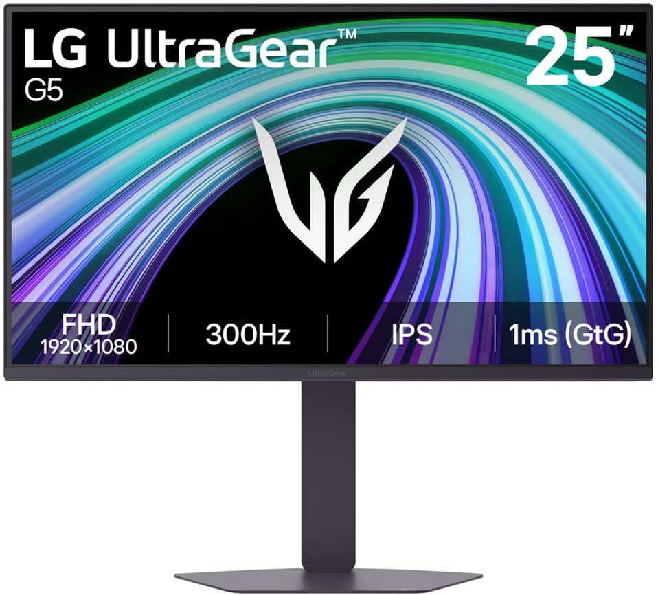 Монитор LG UltraGear 25G550B-B черный IPS LED 1ms 16:9 HDMI матовая HAS Piv 1000:1 300cd 178гр/178гр 1920x1080 FHD 4.8кг