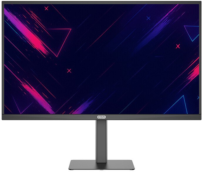 Монитор CBR LCD MG-2704 (LCD-MG2704-OPC) 27" IPS, UHD 4K 3840x2160, 160Гц, Динамики 2*5W, HAS, Pivot, 2*DP/2*HDMI, внешний БП, черный, кабель DP 1.5м
