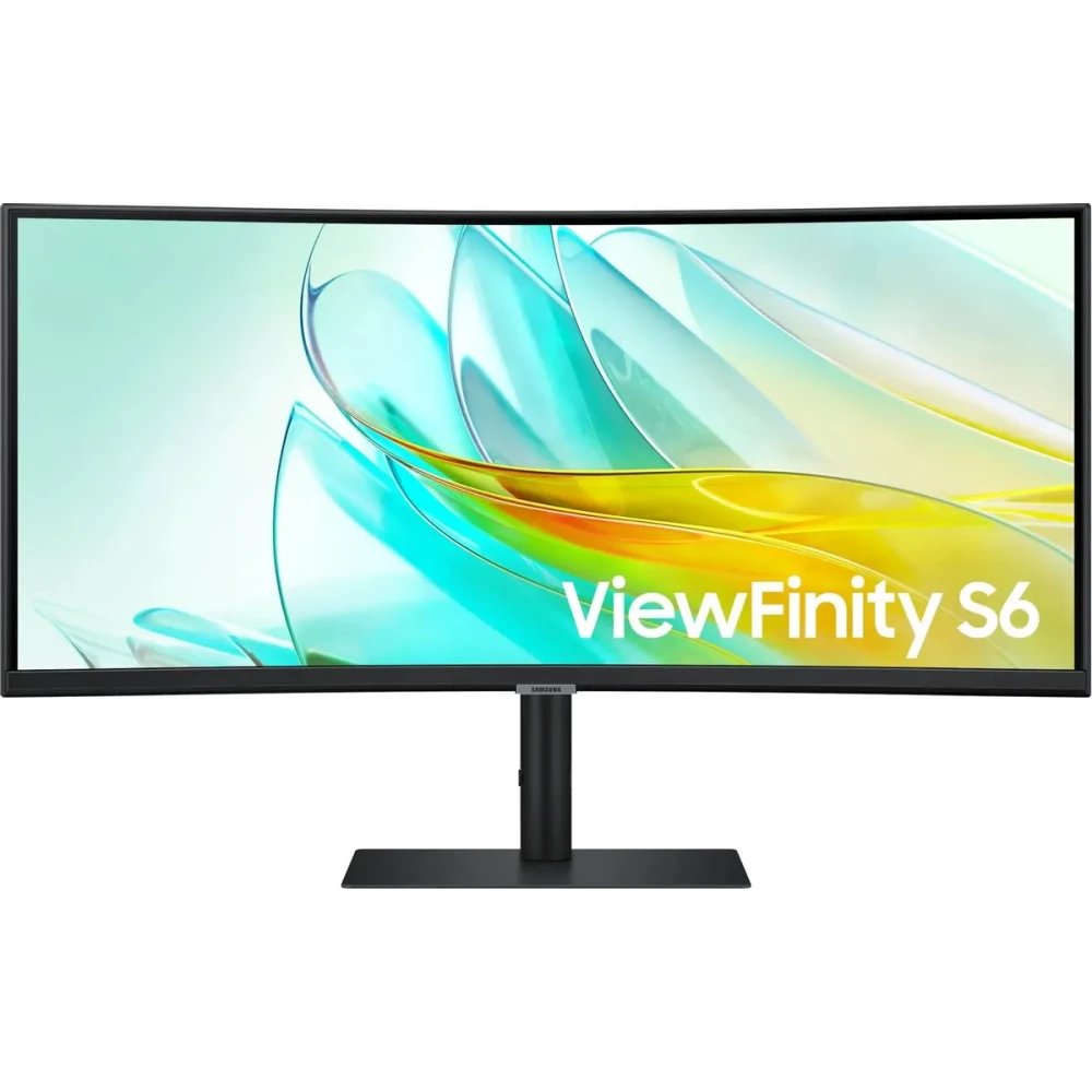 Монитор Samsung ViewFinity S6 S34C650UAIXCI (LS34C650UAIXCI) 34" 3440x1440, VA, 100Гц, 1хHDMI, 1хDP, 1хType-С, изогнутый, черный
