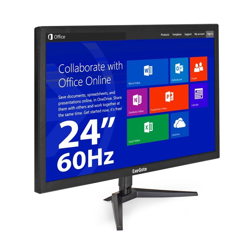 Монитор ExeGate EB2400A (EX297377RUS) черный