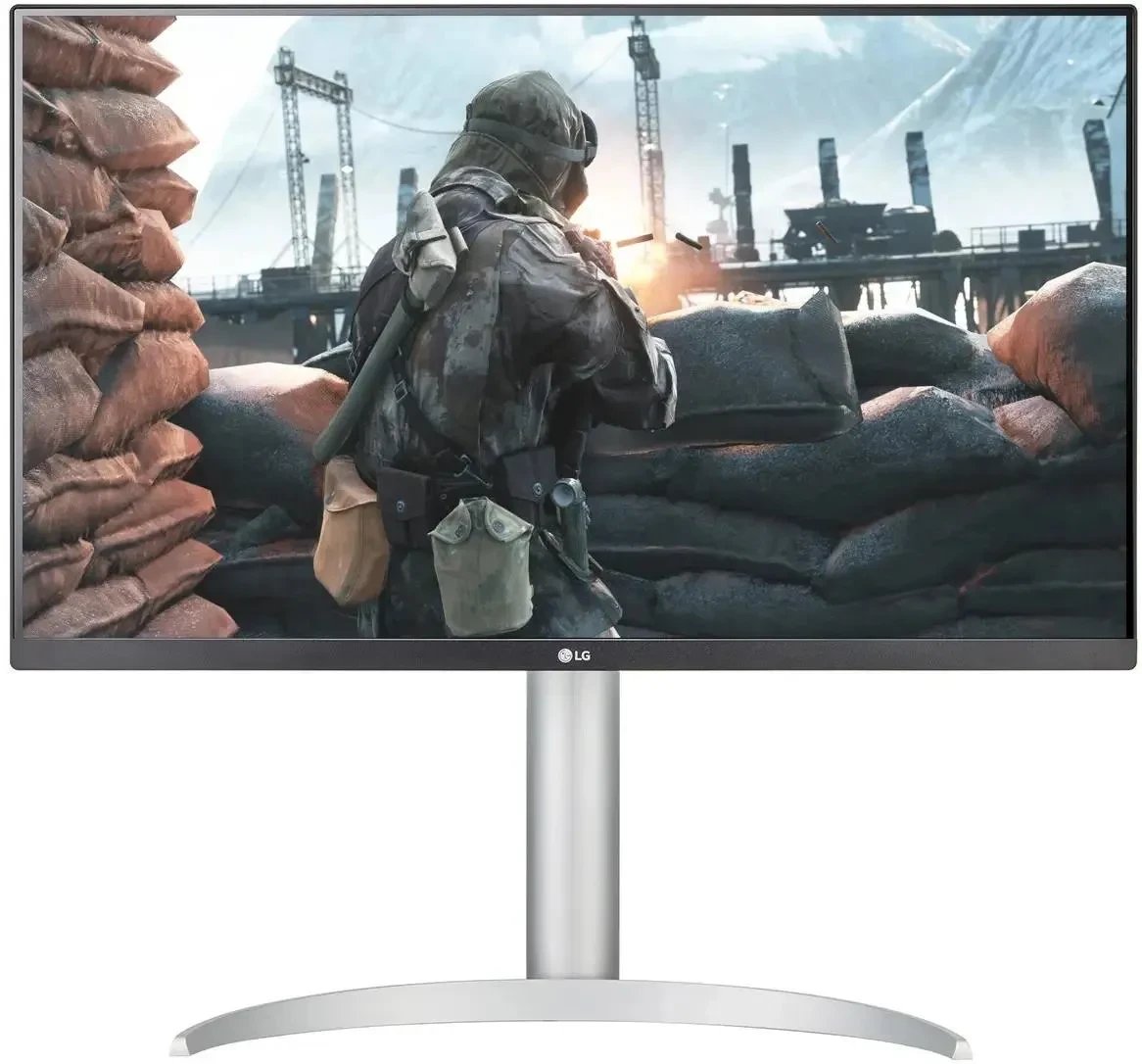 Монитор LG UltraFine 27UP650K-W.ARUZ черный