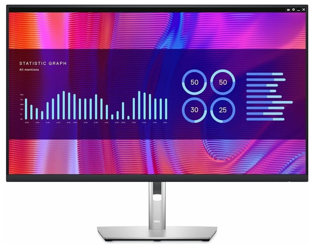 Монитор Dell P3223DE (210-BDGB) черный 32" IPS LED 16:9 матовая 2560x1440 DP USB HDMI