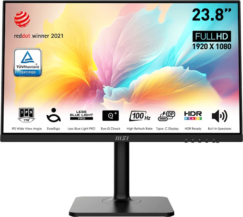 Монитор MSI Modern MD2412P (9S6-3PA59H-095) черный