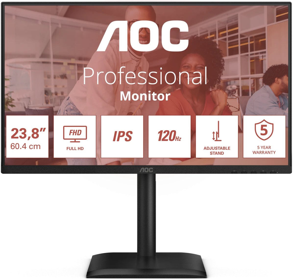 Монитор AOC 24E4U Black
