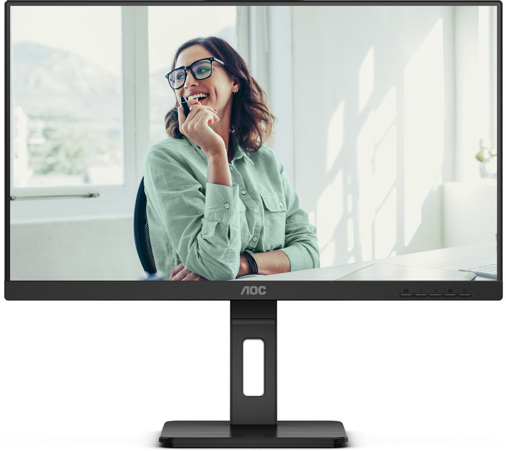 Монитор AOC Q27P3CV Black  27" с поворотом экрана (IPS, 2560x1440, 75Hz, 4 ms, 178°/178°, 350 cd/m, 20M:1, +2xHDMI 1.4)