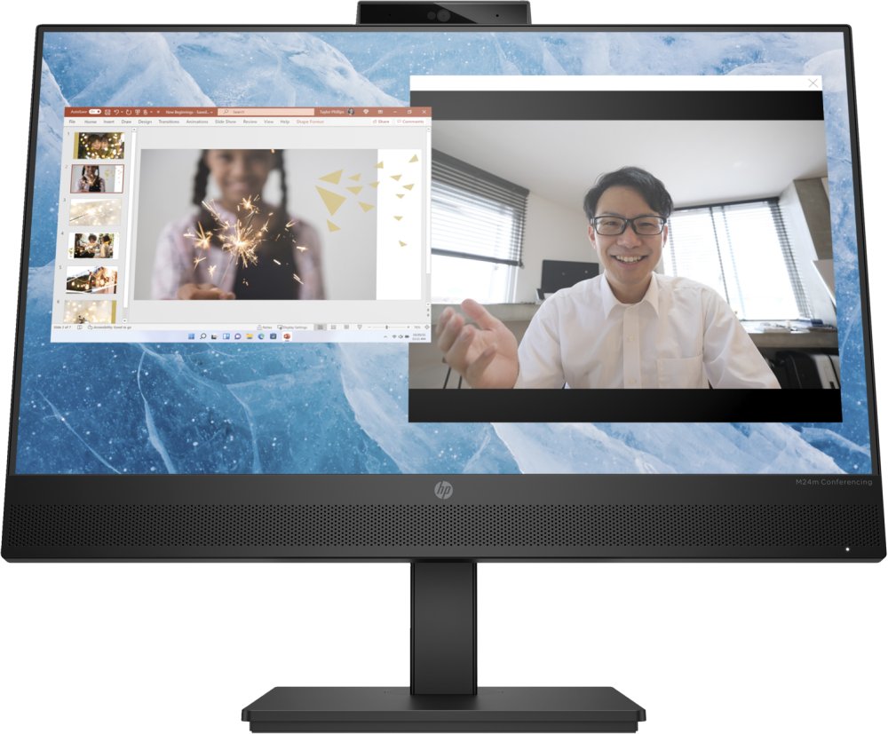 Монитор HP M24m (678U5AA) серебристый
