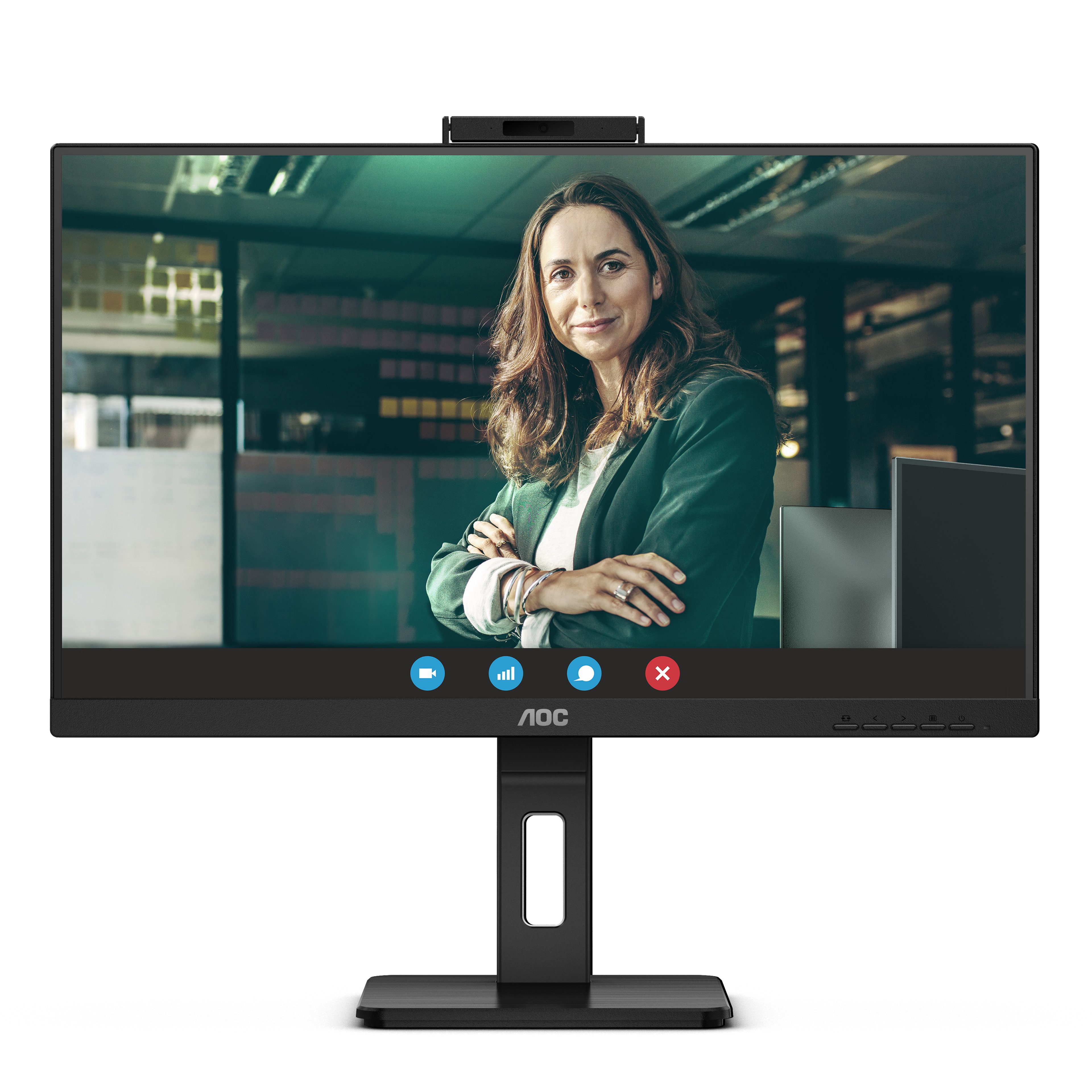 Монитор AOC Q27P3QW Black 27" с поворотом экрана (IPS, 2560x1440, 75Hz, 4 ms, 178°/178°, 350 cd/m, 20M:1, +2xHDMI 1.4)
