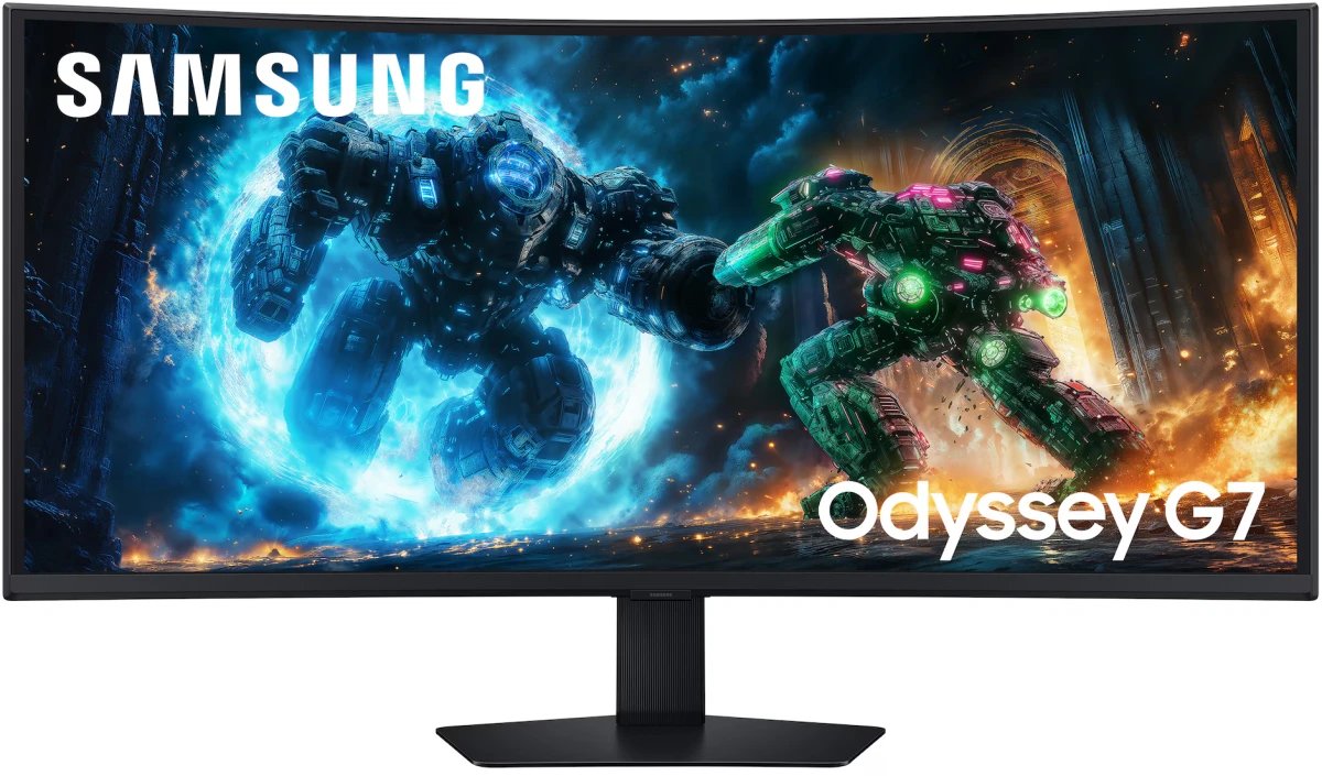 Монитор Samsung LS40FG756EIXCI 1000R, VA, 21:9, WUHD, 1ms, 350cd, 180Hz, HDMI, DP, USB, HAS