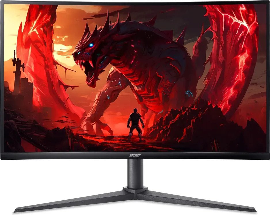 Монитор Acer XZ270UF6bmiiphx (UM.HX0CD.602) 1500R, 16:9, VA, QHD, 0,5/1ms, 250cd, 320Hz, HDMI, DP, SPK, HAS