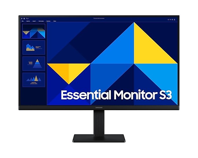 Монитор Samsung Essential S3 24" FHD 1920x1080 iPS 100Hz 5ms 250cd 16:9 D-Sub HDMI FreeSync External Vesa S24D300GAI (LS24D300GAIXCI)