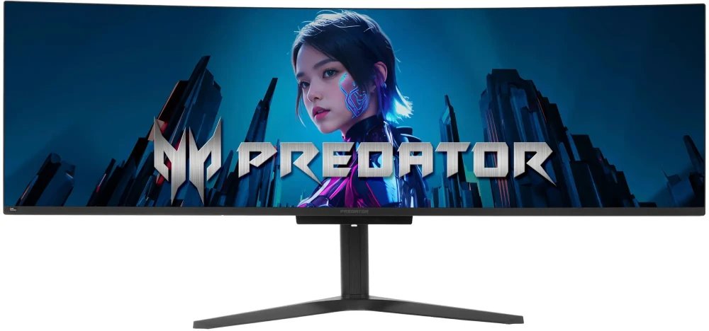 Монитор Acer Predator X49Xbmipphuzx (UM.SXXCD.X01) 1800R, 32:9, QD-OLED, DQHD, 0,03ms, 250cd, 240Hz, HDMI, 2xDP, USB, USB-C, SPK, HAS