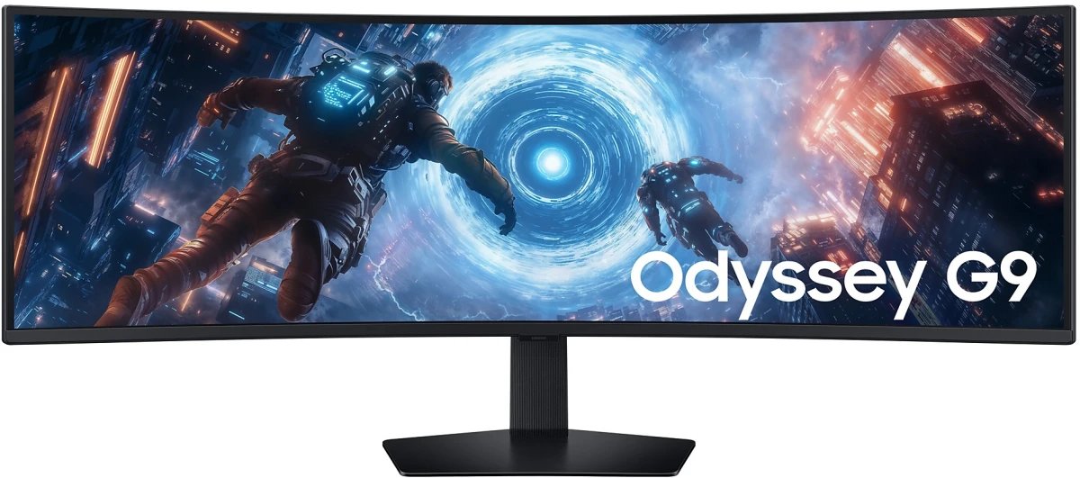 Монитор Samsung S49FG916EIXCI черный VA LED 1ms 32:9 HDMI M/M матовая HAS 2500:1 350cd 178гр/178гр 5120x1440 144Hz DP 2K USB 15.6кг
