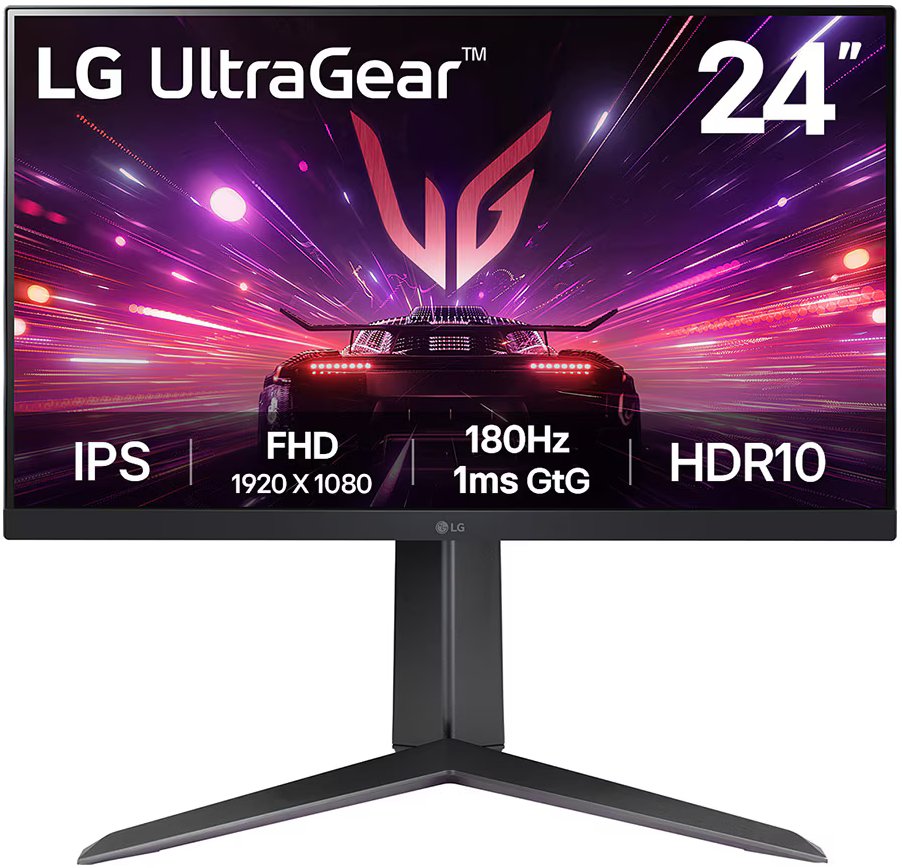 Монитор 23.8" LG 24GS65F-B 1920x1080 черный IPS FHD 180 Гц