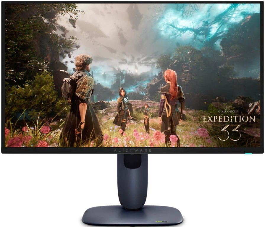 Монитор Dell Alienware AW2725Q черный QD OLED LED 16:9 HDMI матовая HAS Piv 250cd 178гр/178гр 3840x2160 240Hz FreeSync Premium Pro DP 4K USB