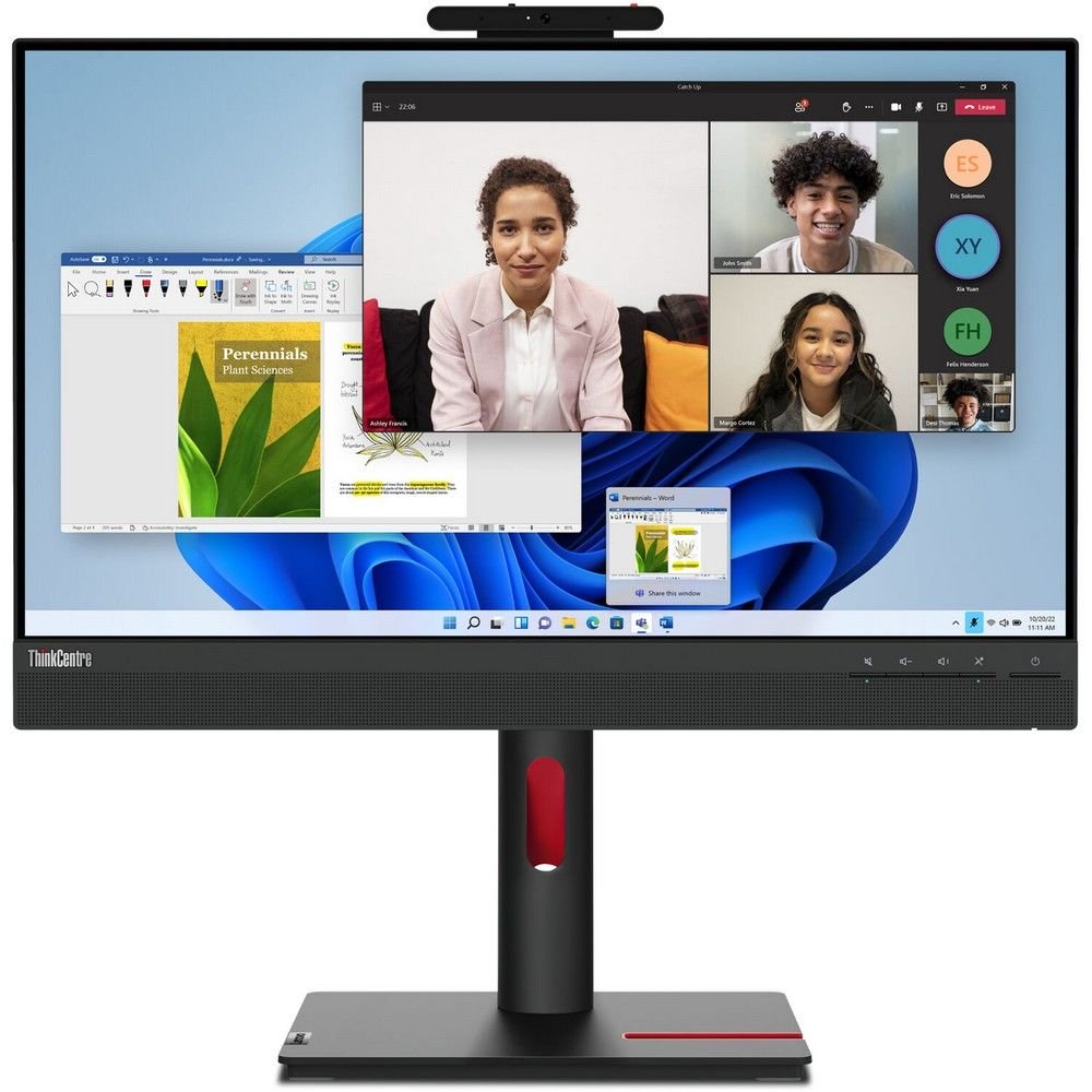 Монитор Lenovo ThinkCentre TIO24Gen5 (12NAGAR1EU) 23.8" IPS/ 1920x1080/60Hz/ FHD/ DP/ HDMI/ VESA Mount Capability *European-RU power cord p/n