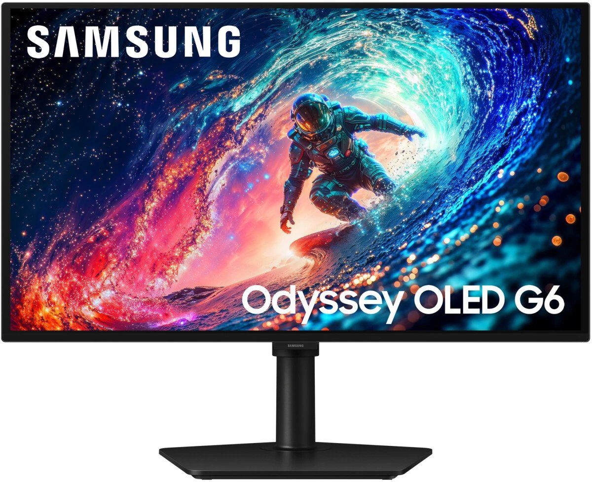 Монитор Samsung Odyssey OLED G6 S27HG610SI (LS27HG610SIXCI) 27" 2560x1440, QD OLED, 240Гц, 1хHDMI, 1хDP, черный