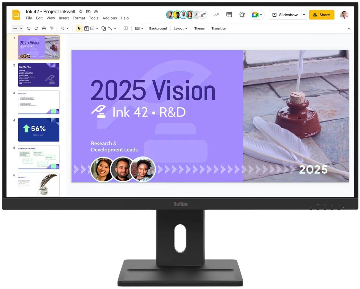 Монитор Lenovo E27q-40 (64BDGAS4CB) 16:9, IPS, QHD, 4ms, 350cd, 100Hz, HDMI, DP, SPK, HAS