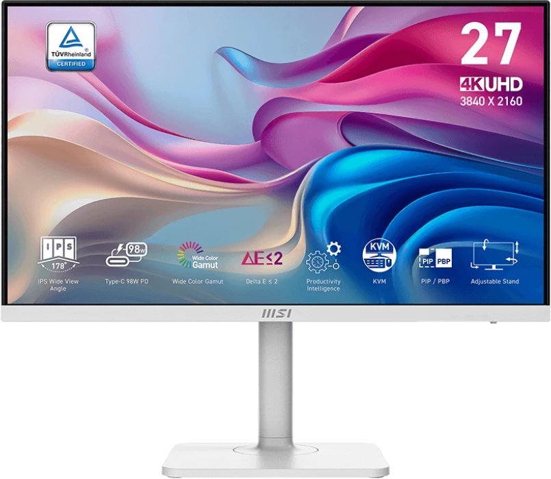Монитор MSI Modern MD272UPHW (9S6-3PB19H-403) White